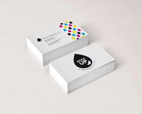 名片模型PSD模Psd Business Card Mock-Up