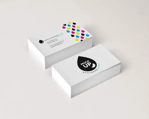 名片模型PSD模Psd Business Card Mock-Up 样机模版