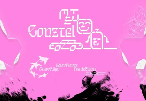 新潮流酸性艺术几何抽象英文装饰字体 FORGE - Conztel