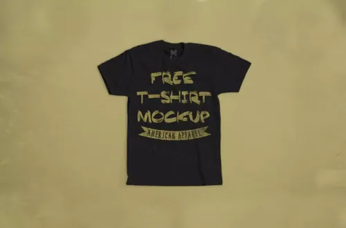 圆领短袖服装衬衫样机