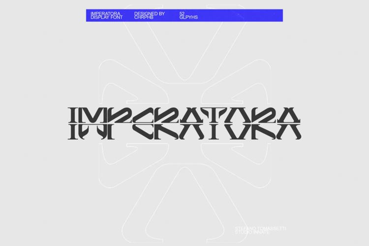 未来派酸性艺术优雅奢华神秘的外星科技时尚排版英文装饰字体下载