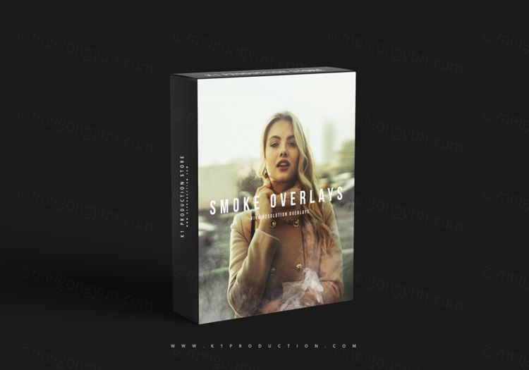 10款高分辨率烟雾云彩光照效果PS叠加层设计素材 K1 Sm