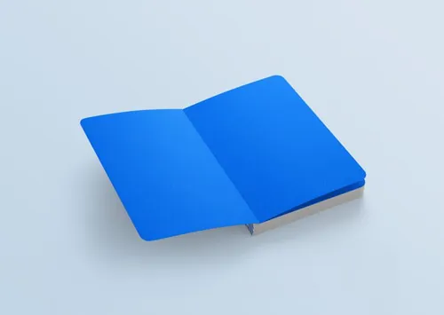 书籍排版设计贴图展示 Book with rounded corners mockup