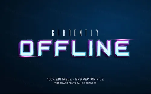 三维立体金属特效字体文本特效可编辑EPS矢量模板素材3d editable text style effect