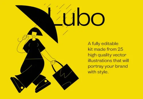 25个高品质时尚插画合集包 Lubo