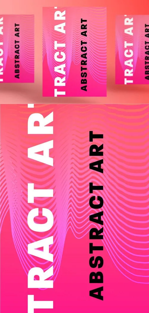 几何渐变流行设计海报矢量模版 Geometric covers template design