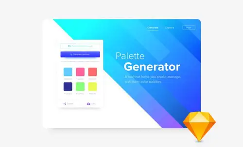 Palette Generator Freebie Daily UI #030 每日UI源