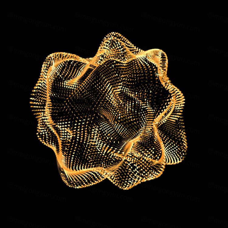 美丽的金色闪光3D插画黑色背景图片素材 beautiful black background with golden