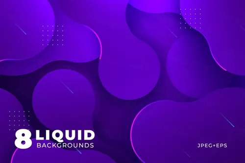 现代抽象的流体科技感背景素材modern abstract