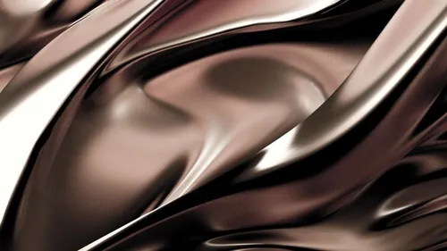 豪华金色背景 3D渲染绸缎高清图片素材