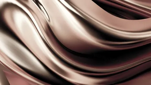 豪华金色背景 3D渲染绸缎高清图片素材