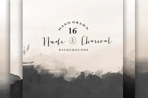 裸色和炭色背景纹理 Nude and Charcoal ba