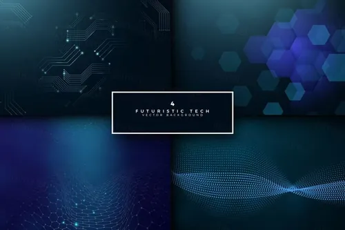 科技元素背景futuristic tech backgrounds