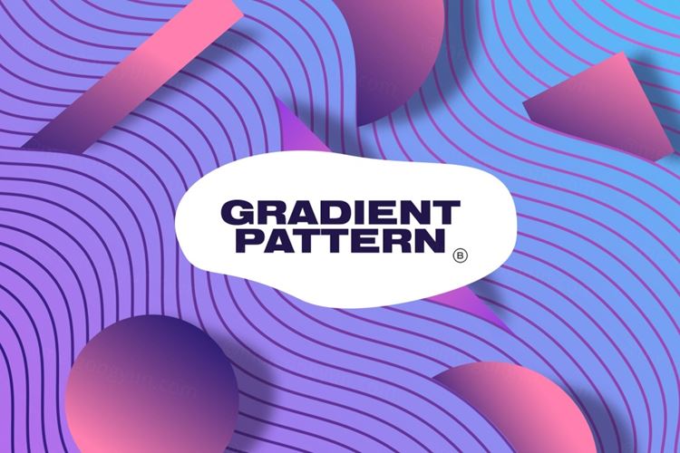 等高线时尚背景图案素材gradient object