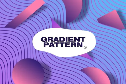 等高线时尚背景图案素材gradient object