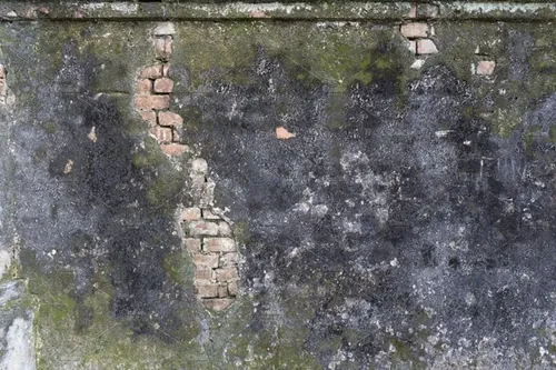 旧抹灰石砌砖墙 Old Plastered Stone Brick