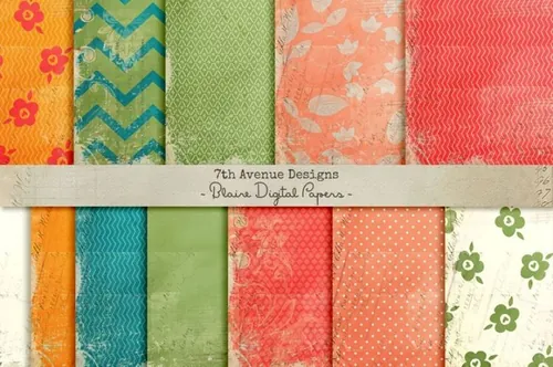 复古背景纹理 Blaire Digital Papers