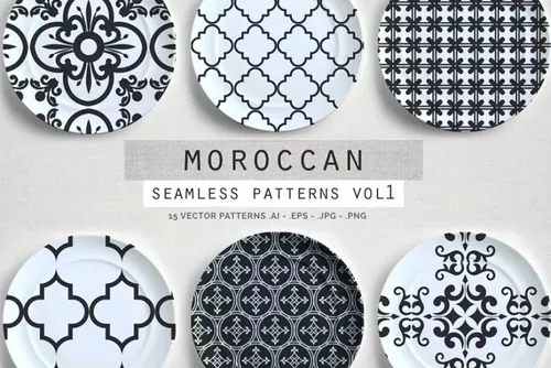 摩洛哥风格背景纹理 Moroccan Style