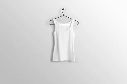 女士无袖背心服装设计样机提案PSD模板 Mockup of different clothing