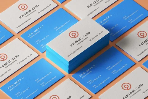 极简设计风格企业公司名片 Psd Business Card Branding Mockup 7