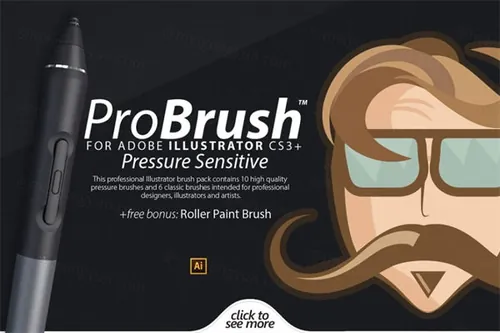 Ai压杆笔刷 ProBrush PS  Bonus Brushes