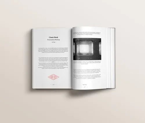 书籍贴图PSD模板Linen Psd Book Mockup