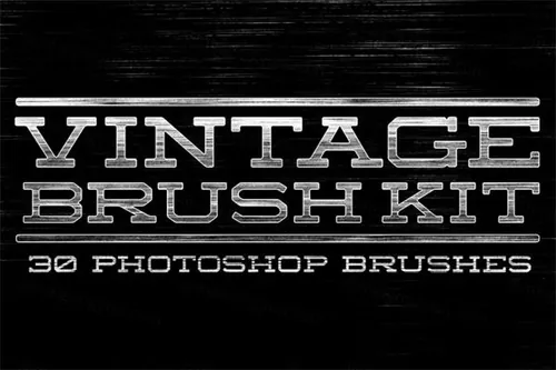 经典的绘画笔刷套装 Vintage Brush Kit