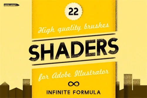 PS背景纹理笔刷 Shaders brushes by Guerill