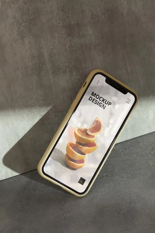 高质量真实光影iPhone手机APP界面贴图展示UI设计提案