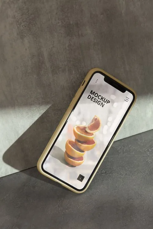 高质量真实光影iPhone手机APP界面贴图展示UI设计提案样机模板