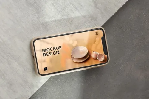 高质量真实光影iPhone手机APP界面贴图展示UI设计提案