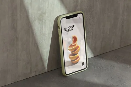 高质量真实光影iPhone手机APP界面贴图展示UI设计提案样机模板