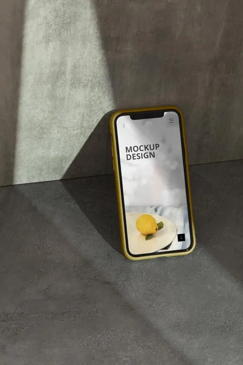 高质量真实光影iPhone手机APP界面贴图展示UI设计提案