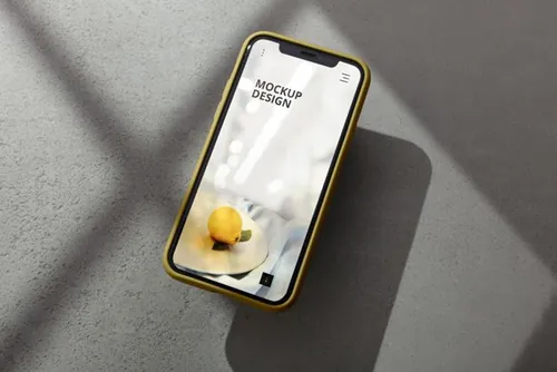 高质量真实光影iPhone手机APP界面贴图展示UI设计提案