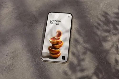 高质量真实光影iPhone手机APP界面贴图展示UI设计提案