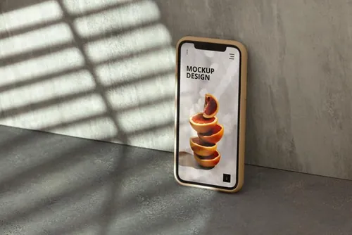 高质量真实光影iPhone手机APP界面贴图展示UI设计提案