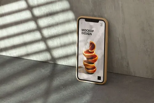 高质量真实光影iPhone手机APP界面贴图展示UI设计提案样机模板