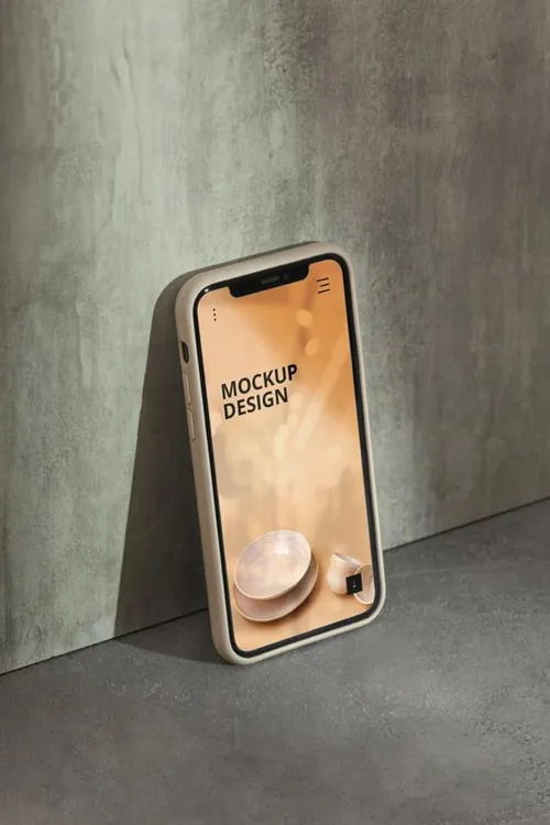 高质量真实光影iPhone手机APP界面贴图展示UI设计提案