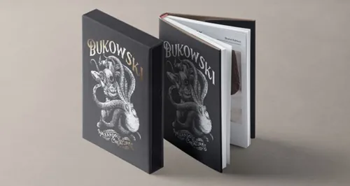 直立透视沙皮书模型PSD贴图模板Psd Slipcase Book Mockup