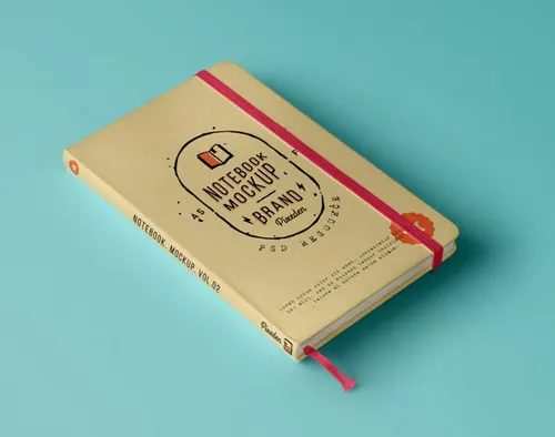 笔记本文具产品外观预览样机 Classic Psd Notebook Mockup Vol2