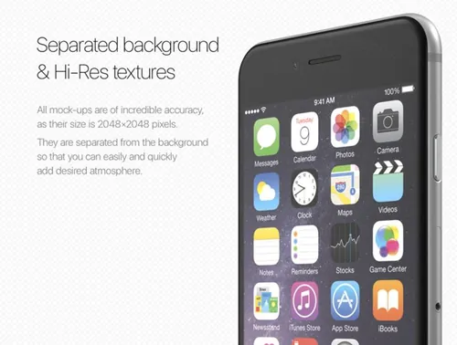iPhone 6贴图样机PSD模板98 iPhone 6 Mockups