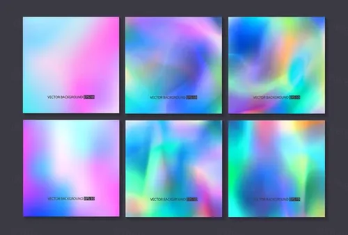 41套矢量炫酷彩色渐变背景元素