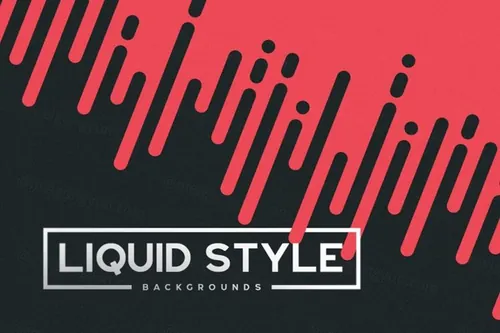 快速流动感觉的背景纹理素材 LiquidFast Style