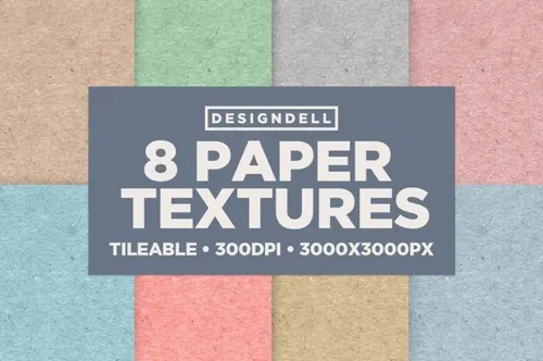 粗糙的背景纹理纸素材 8 Tileable Paper