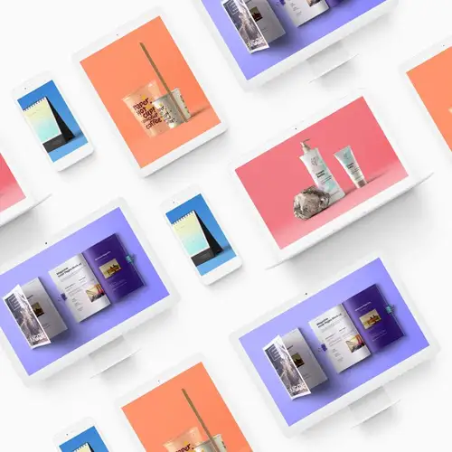 网页展示PSD模板Subtle Psd Devices Showcase #018 样机模