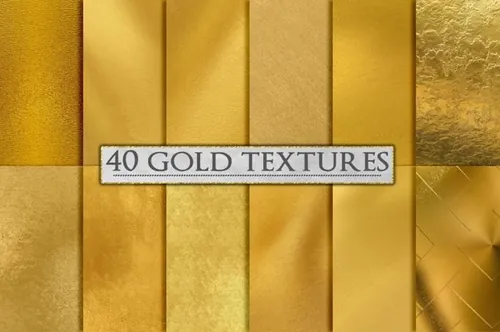 金色背景纹理素材 Gold Foil Textures ,