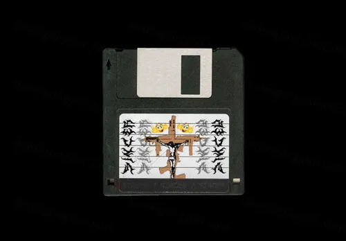复古经典的电脑软盘样机模板素材 Floppy Disk Mockup
