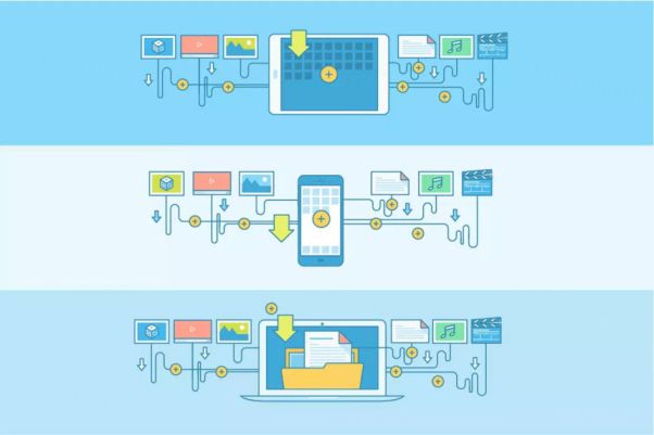 线性设计风格矢量概念插画Banner设计模板v9 Set of Lin