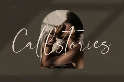 优雅时髦的女性英文手写字体 Callstories - Classy Signature Font