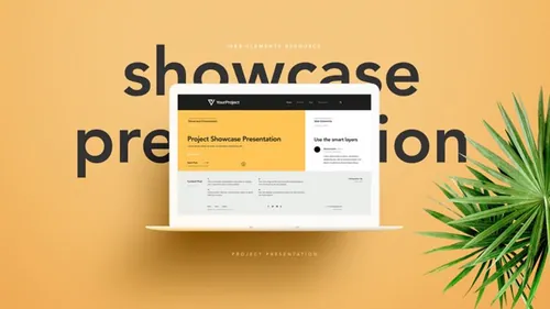 笔记本电脑网页展示贴图PSD模板Psd Showcase Project Presentation Vol004